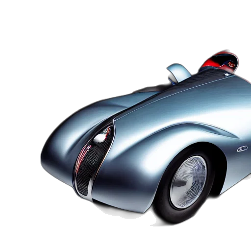 car, 3d render, concept art, photorealistic transparent PNG cut-out