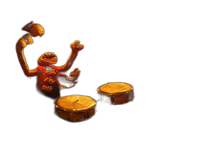 food, dragon, creature, 3d render transparent PNG cut-out