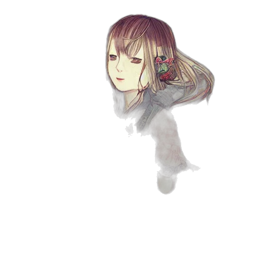 creature, hair, mask, face transparent PNG cut-out
