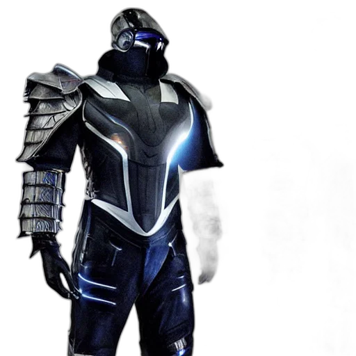 robot, jacket, concept art, 3d render transparent PNG cut-out