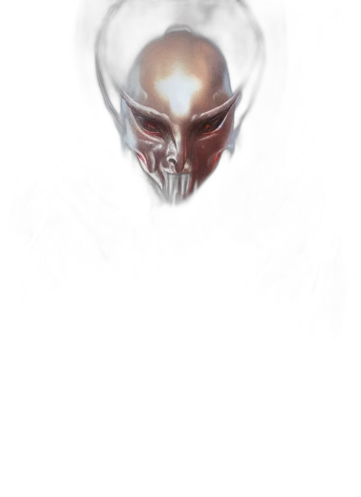 mask, face, creature, robot transparent PNG cut-out