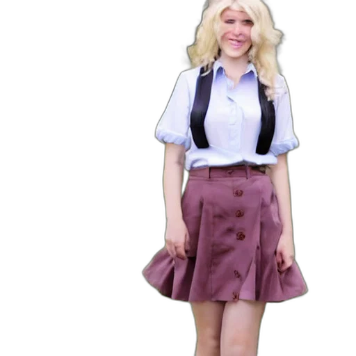 dress, 3d render, concept art, anime transparent PNG cut-out