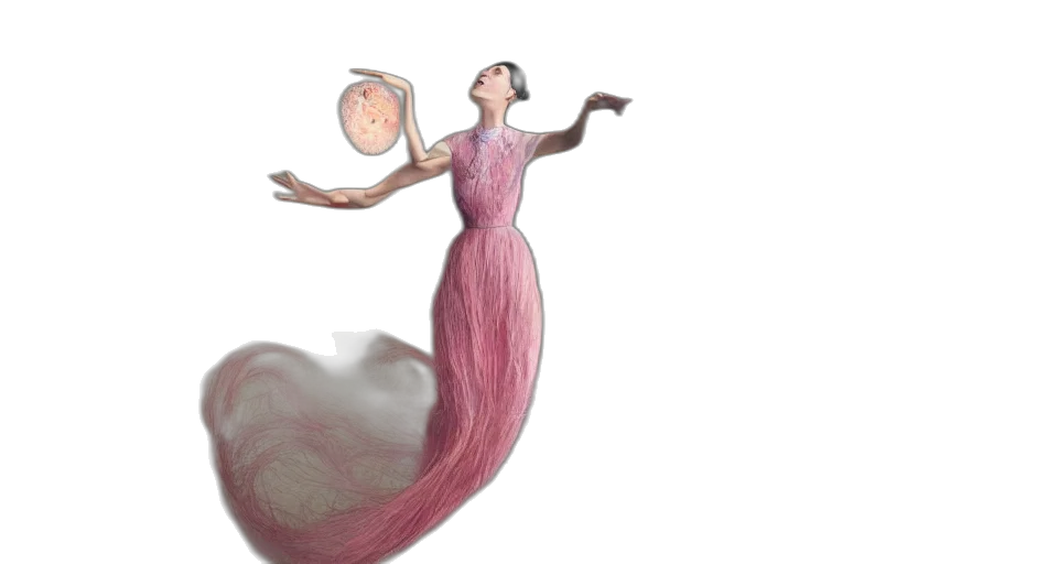 dress, concept art, watercolor, fantasy art transparent PNG cut-out