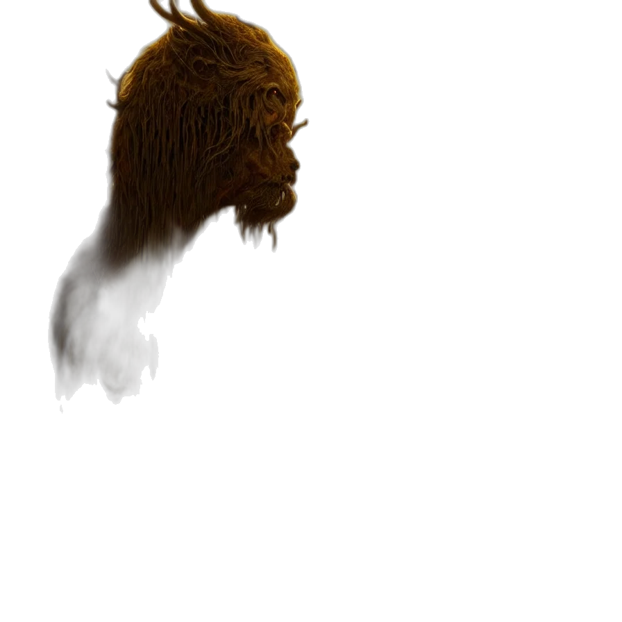 hair, animal, creature, mask transparent PNG cut-out