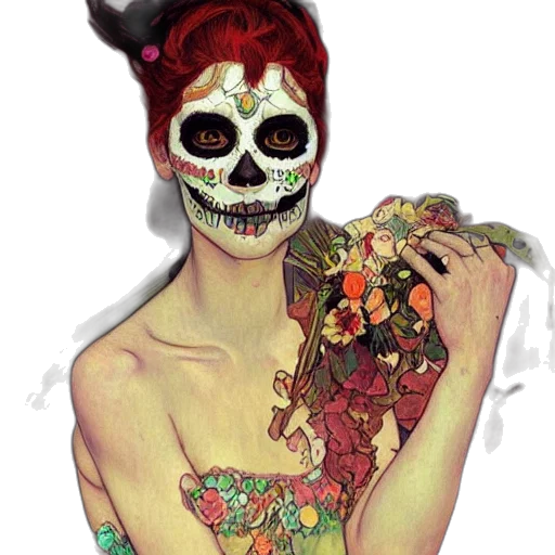 mask, dress, face, jewelry transparent PNG cut-out