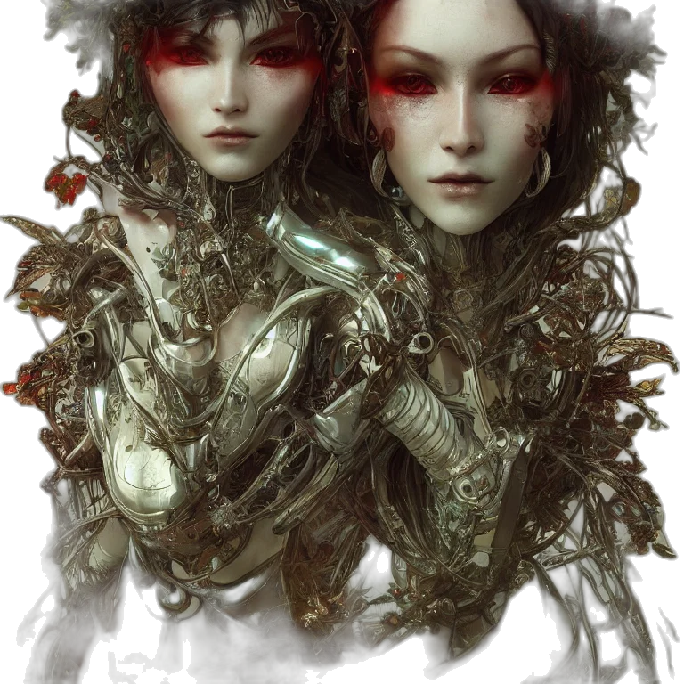fantasy art, concept art, comic book art, cyberpunk transparent PNG cut-out