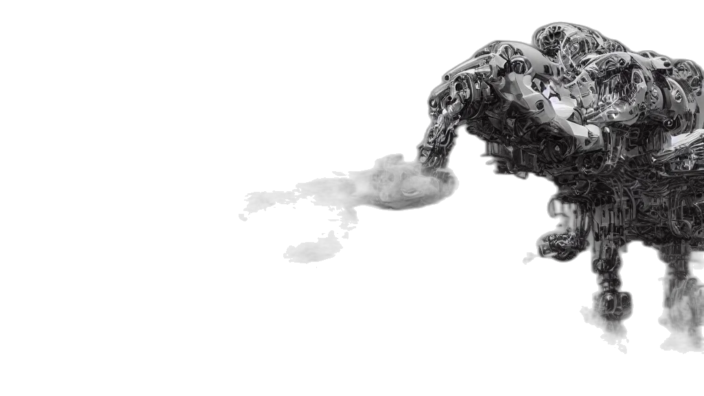 robot, creature, dragon, weapon transparent PNG cut-out