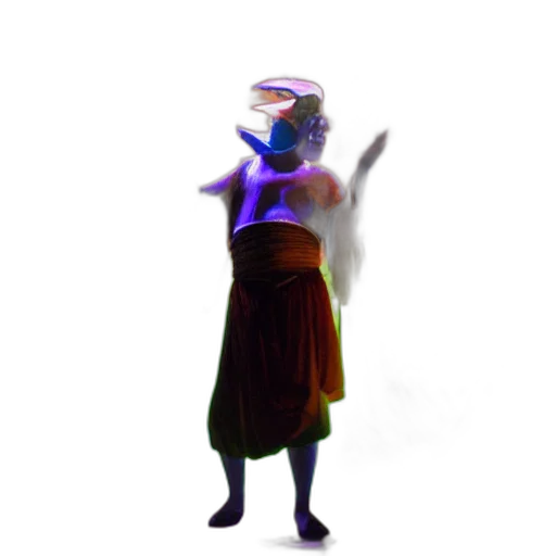 staff, mask, dress, robot transparent PNG cut-out