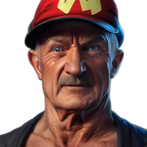 hat, face, mask, staff transparent PNG cut-out
