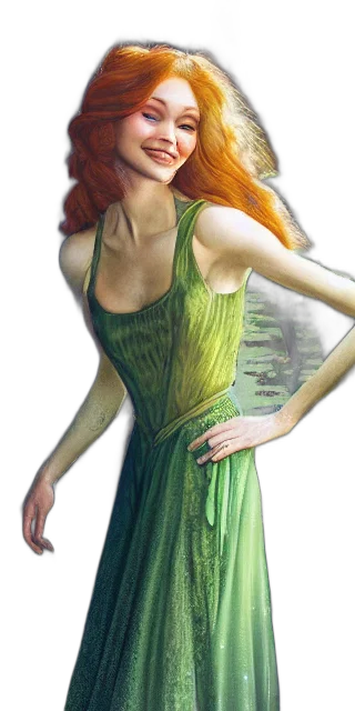 dress, fantasy art, photorealistic, concept art transparent PNG cut-out