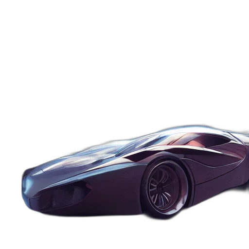 car, 3d render, concept art, photorealistic transparent PNG cut-out