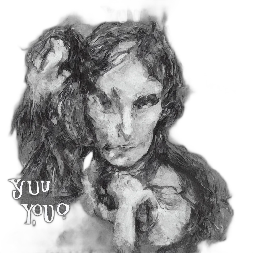 face, mask, pencil sketch, fantasy art transparent PNG cut-out
