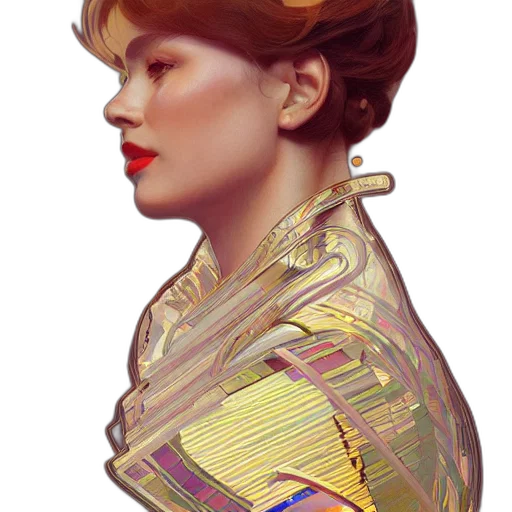 jacket, face, dress, crown transparent PNG cut-out
