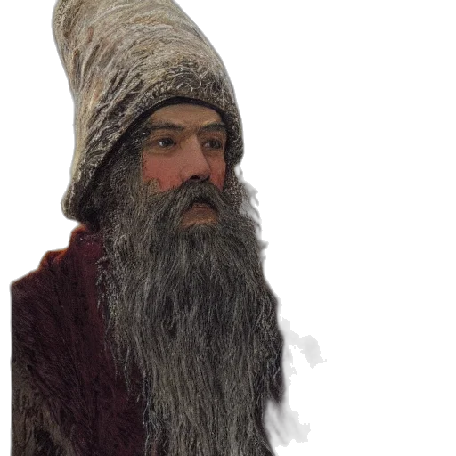 hat, staff, face, hair transparent PNG cut-out
