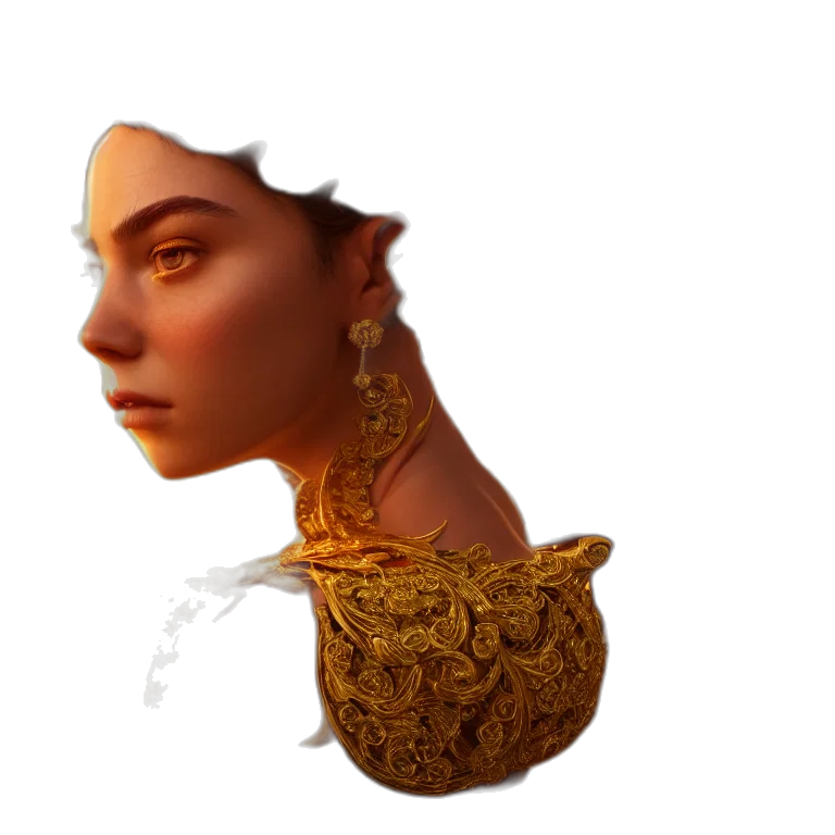 crown, jewelry, face, mask transparent PNG cut-out