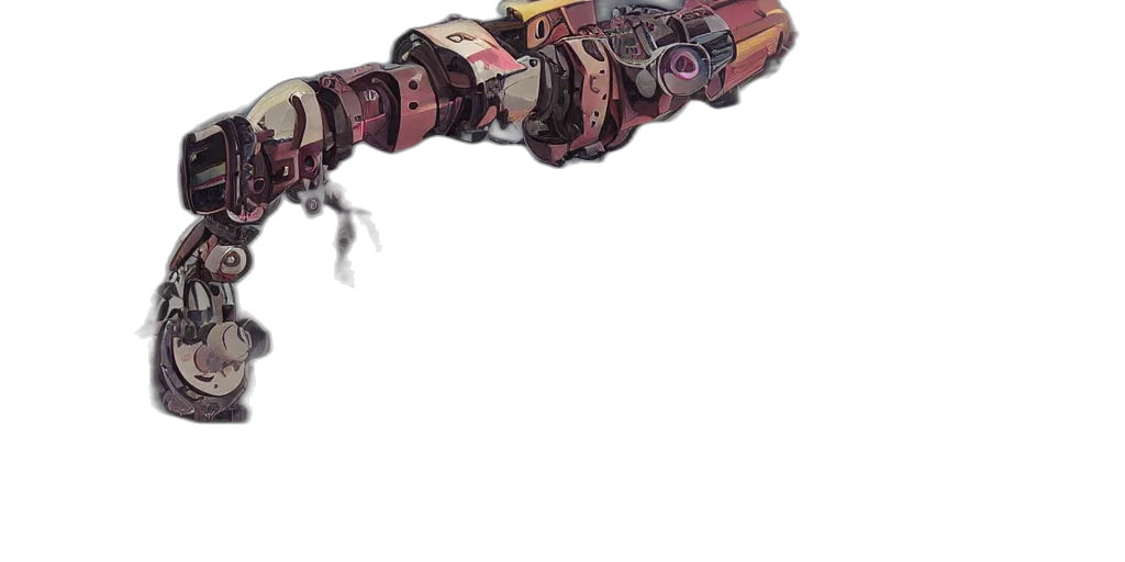 weapon, sword, staff, robot transparent PNG cut-out