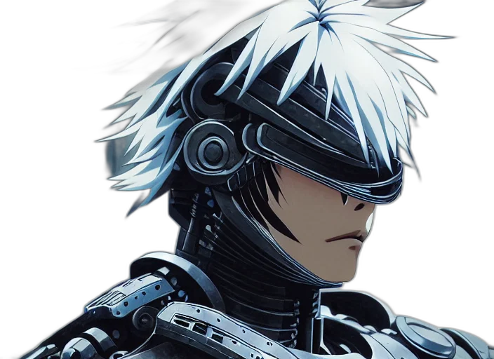 robot, mask, face, concept art transparent PNG cut-out