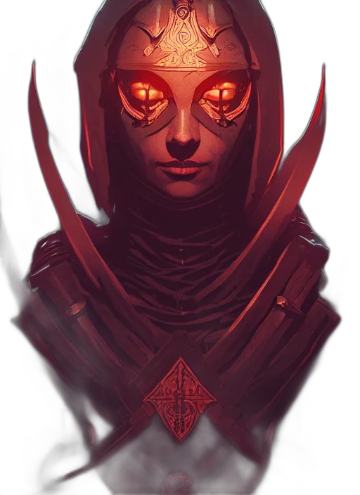 mask, face, staff, crown transparent PNG cut-out