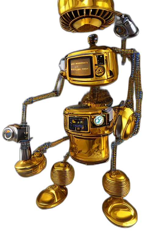 robot, staff, weapon, jewelry transparent PNG cut-out