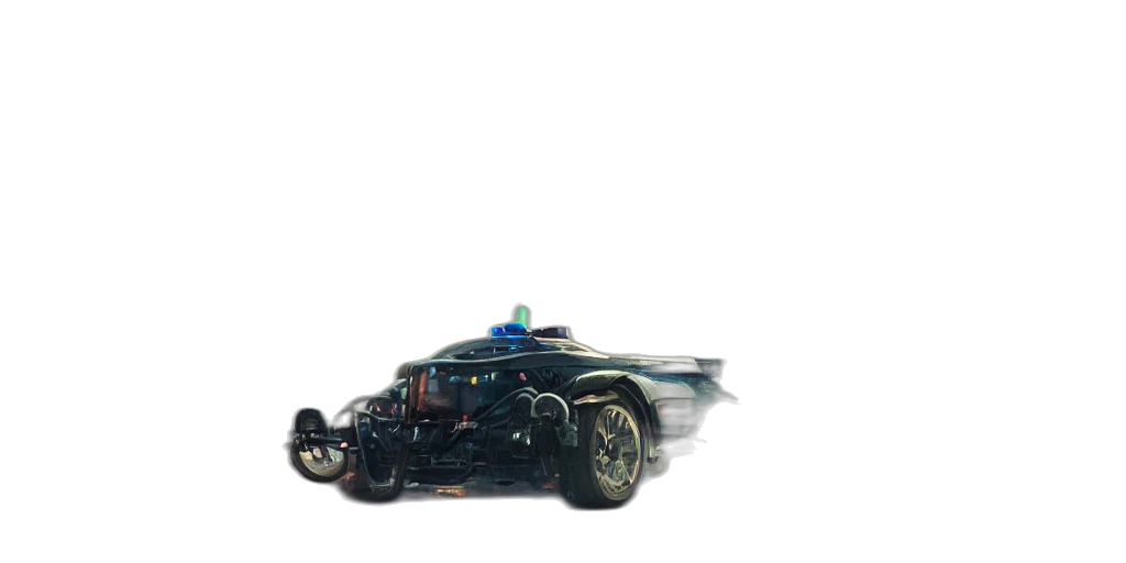 car, robot, weapon, crown transparent PNG cut-out