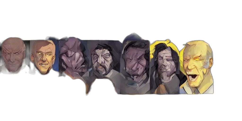 mask, face, staff, concept art transparent PNG cut-out