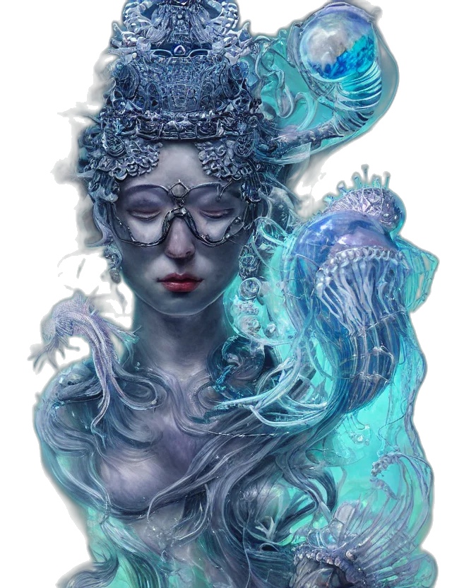 mask, creature, face, crown transparent PNG cut-out