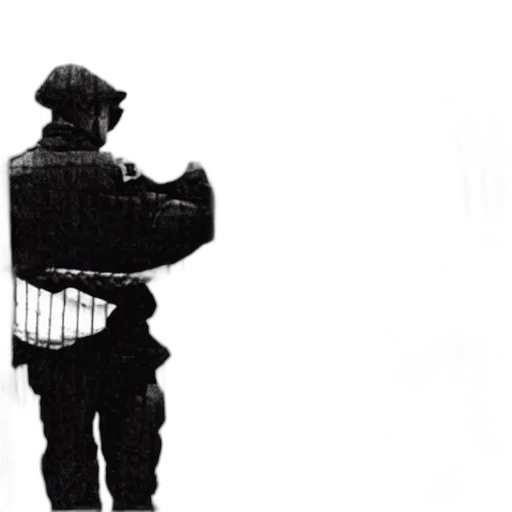 jacket, staff, weapon, umbrella transparent PNG cut-out