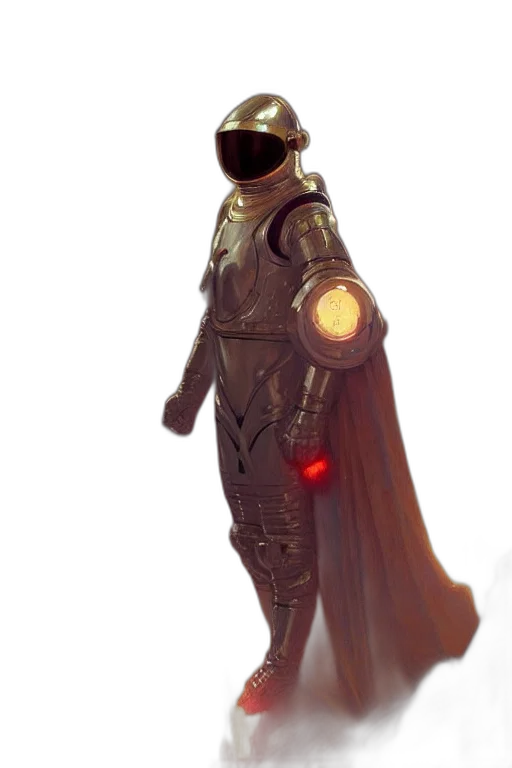 robot, staff, mask, jacket transparent PNG cut-out