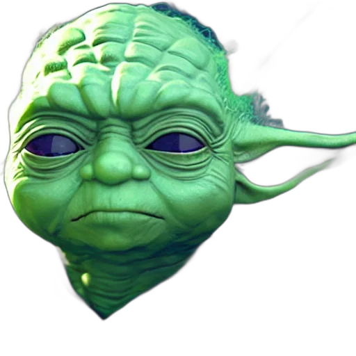 face, mask, staff, creature transparent PNG cut-out