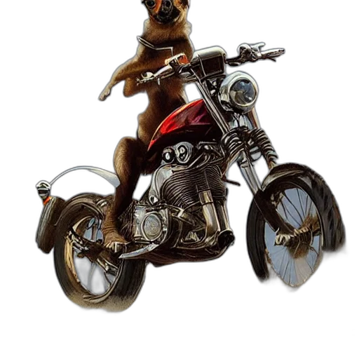 animal, concept art, photorealistic, 3d render transparent PNG cut-out