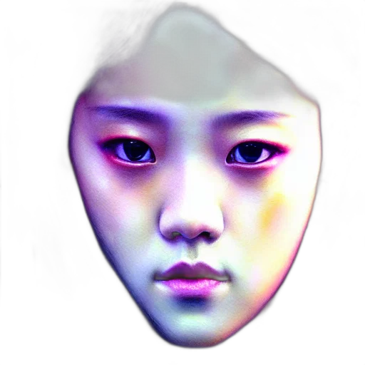 face, mask, robot, creature transparent PNG cut-out
