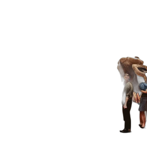 creature, animal, staff, weapon transparent PNG cut-out