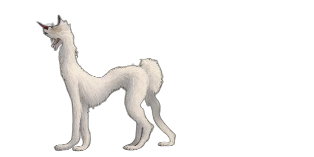 animal, creature, staff, hair transparent PNG cut-out