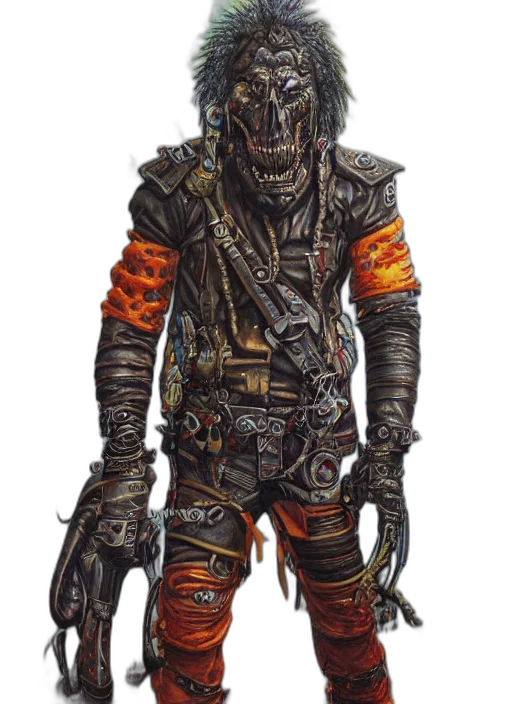 mask, creature, robot, staff transparent PNG cut-out
