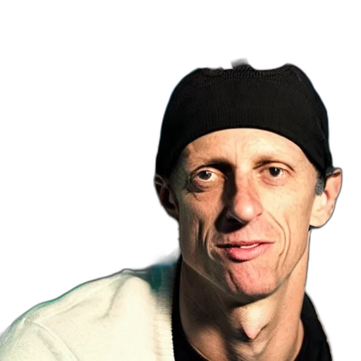 hat, face, staff, jacket transparent PNG cut-out