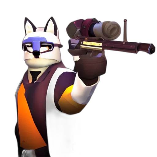 weapon, staff, animal, robot transparent PNG cut-out