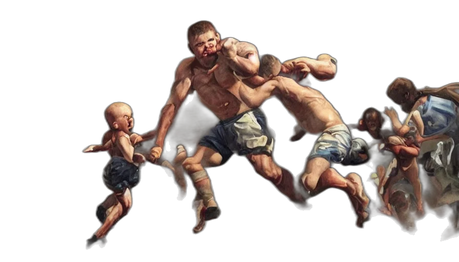 concept art, photorealistic, oil painting, fantasy art transparent PNG cut-out