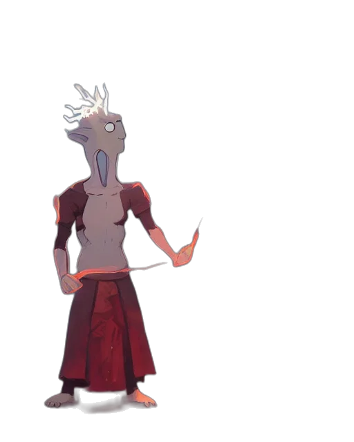 staff, creature, dragon, mask transparent PNG cut-out