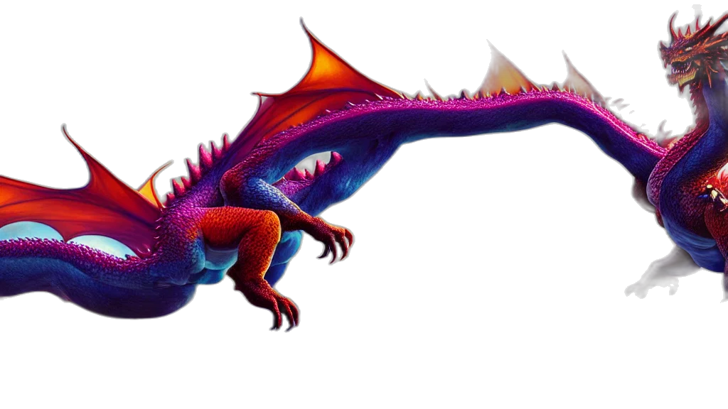 dragon, creature, animal, weapon transparent PNG cut-out