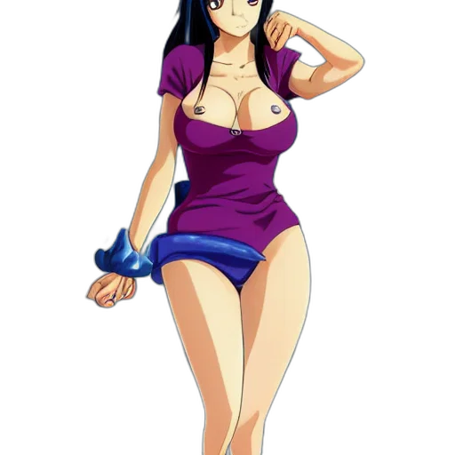 dress, staff, anime, cartoon transparent PNG cut-out