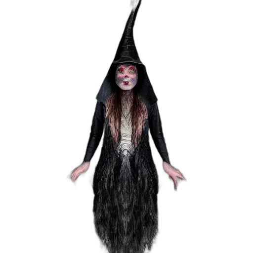 creature, staff, hat, mask transparent PNG cut-out