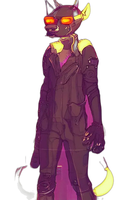 jacket, robot, staff, mask transparent PNG cut-out
