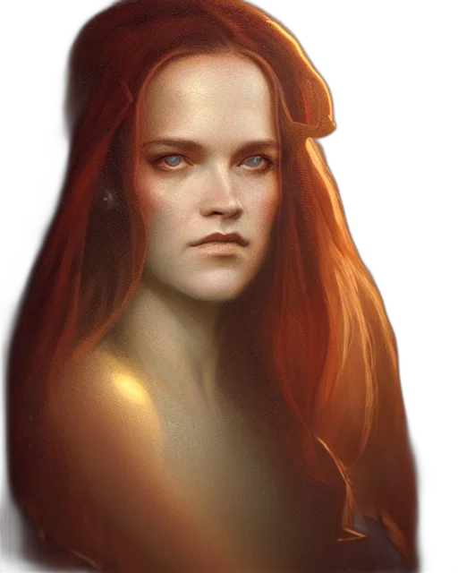 face, dress, crown, hair transparent PNG cut-out