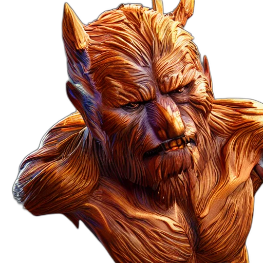 creature, face, staff, animal transparent PNG cut-out