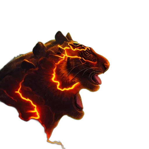 dragon, animal, creature, hair transparent PNG cut-out