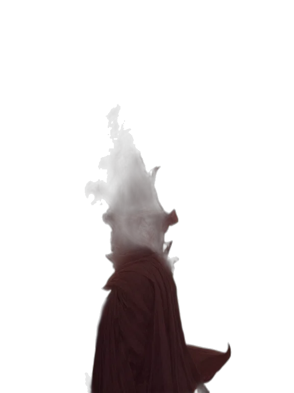 dragon, mask, crown, staff transparent PNG cut-out