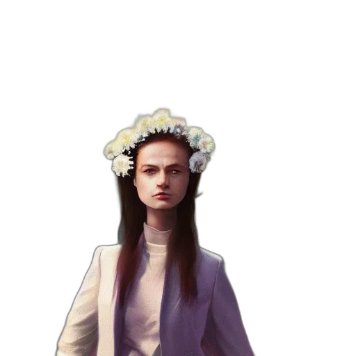 crown, dress, face, hat transparent PNG cut-out