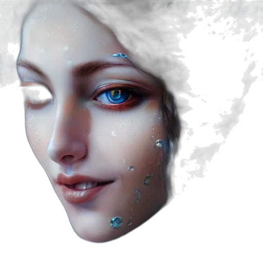 face, robot, mask, creature transparent PNG cut-out