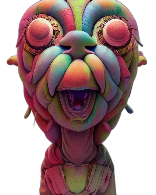 mask, face, creature, dragon transparent PNG cut-out