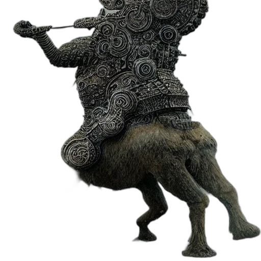 dragon, creature, staff, animal transparent PNG cut-out
